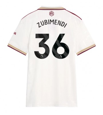 Arsenal Martin Zubimendi #36 Tredjetröja Dam 2025-26 Kortärmad